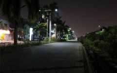 印尼政府路灯项目实景图
